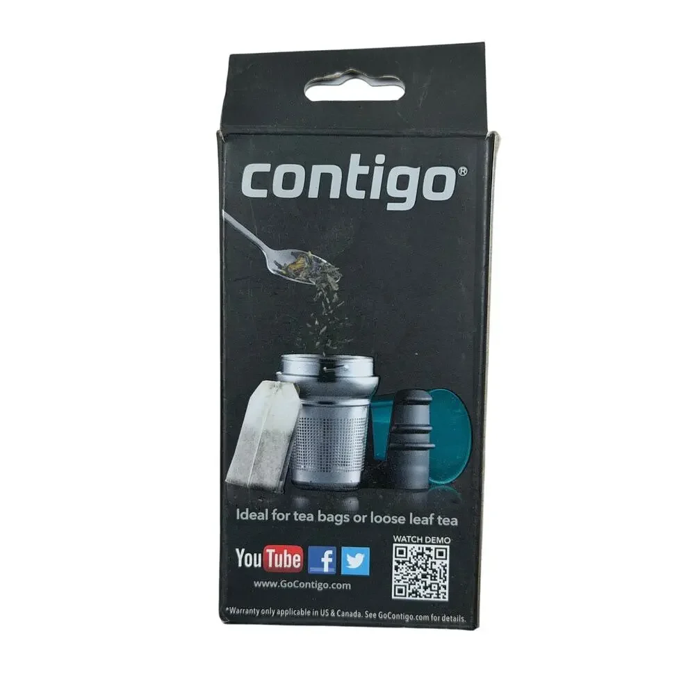 Contigo Stainless Steel Tea Infuser for West Loop Models with Drip Cup infuser